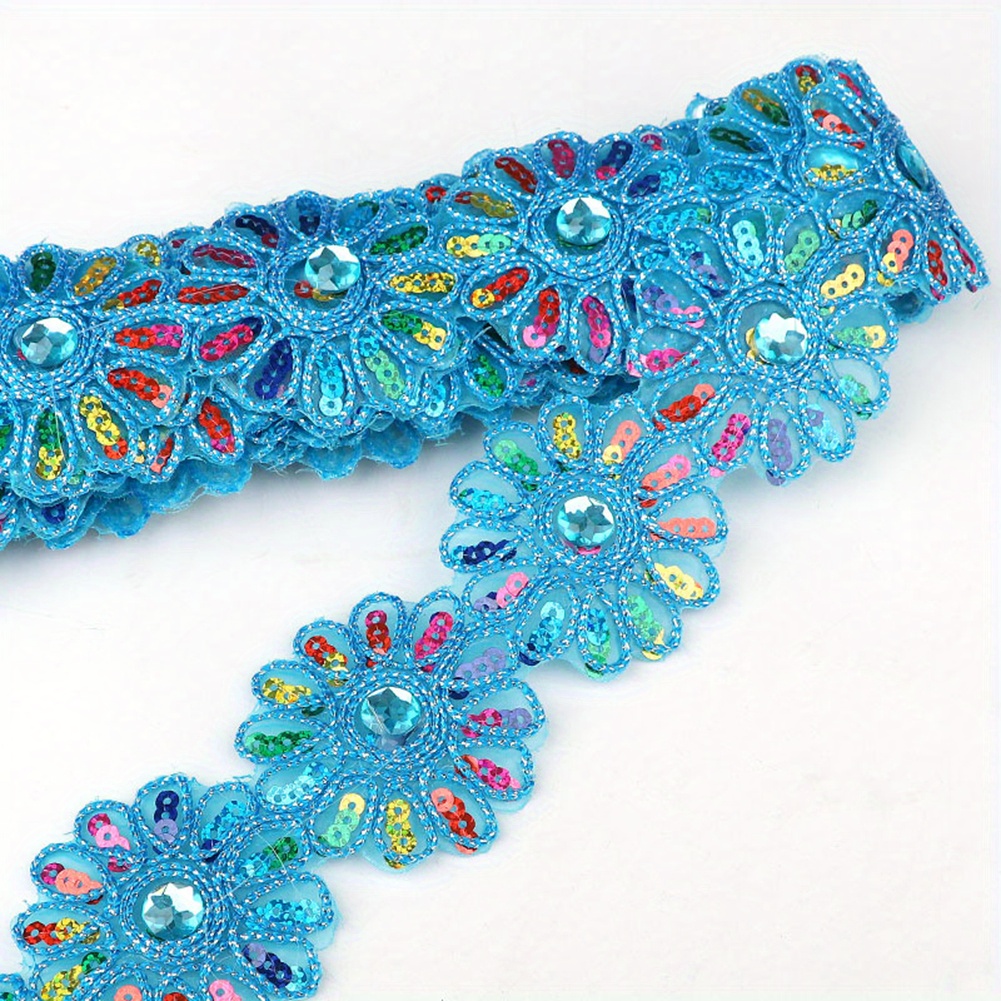 Colorful Floral Lace, 4.11 Meter